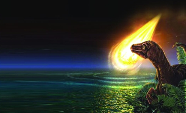 Representational image of a dinosaur-killing asteroid Representational image of a dinosaur-killing asteroid